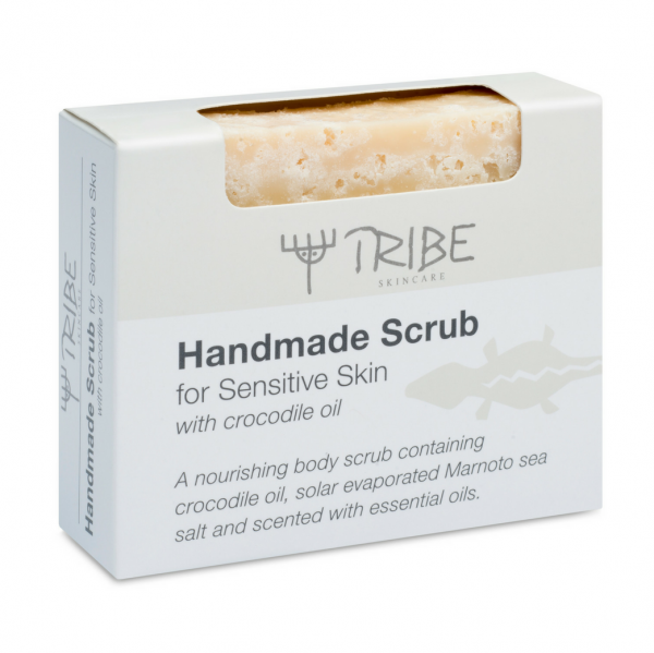 Handmade Scrub for Sensitive Skin with Crocodile Oil