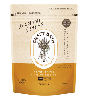 Craft Bath Japanese Bath Powder with Sweet Orange and Lime